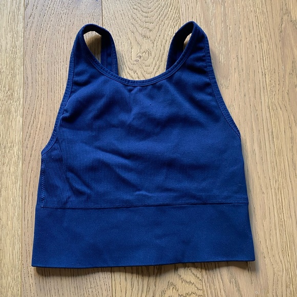Victoria's Secret Tops - Blue fitted top sports bra - XS